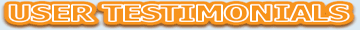 User Testimonials